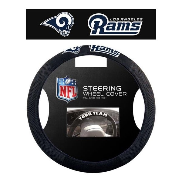Fremont Die Consumer Products Inc Los Angeles Rams Steering Wheel Cover Mesh Style 2324598550